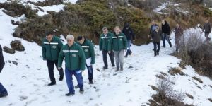 Yavuz, Pasinler Alvar Barajı aks yerinde incelemede bulundu