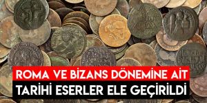 Bizans ve Orta Çağ dönemine ait 39 tarihi eser ele geçirildi