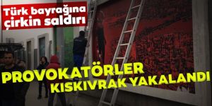 Beyoğlu'nda Türk Bayrağı'na saldırı!