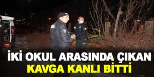 Erzurum'da öğrencilerin kavgası kanlı bitti