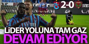 Trabzonspor, Hatayspor'u 2-0'la geçti