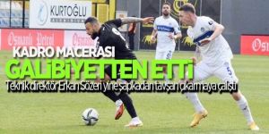 Kadro macerası galibiyetten etti...