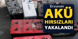 Erzurum'da Polisten kaçan araçtan akü fışkırdı