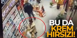 Müşteri gibi geldi, eczaneden krem çalarak kayıplara karıştı