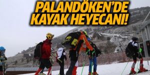 Palandöken’de hafta sonunda kayakçılarla doldu