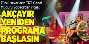 Akçayır yeniden programa başlasın