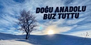 Doğu Anadolu buz tuttu