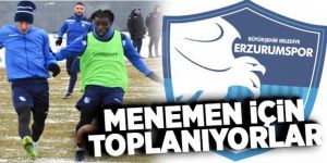 Erzurumspor bugün topbaşı yapıyor