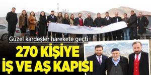 Oltu’ya çuval fabrikası temeli atıldı
