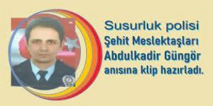 Erzurumlu şehit polis için vefa klibi