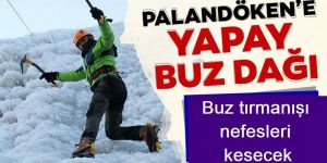 Palandökende buz tırmanışı nefesleri kesecek