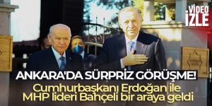 Cumhurbaşkanı Erdoğan ile MHP lideri Bahçeli'nin görüşmesi sona erdi
