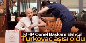 MHP Genel Başkanı Bahçeli, Turkovac aşısı oldu
