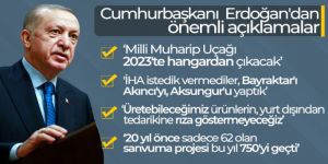 Erdoğan'dan önemli açıklamalar
