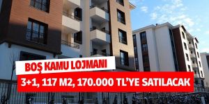 Erzurum'da 5. Katta 117 m2 Boş 3+1 Kamu Lojmanı Satılıyor