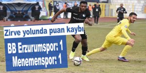 BB Erzurumspor: 1 - Menemenspor: 1