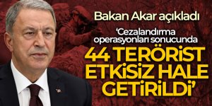 Bakan Akar'dan terörle mücadele açıklaması