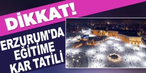 Erzurum'da eğitime ara