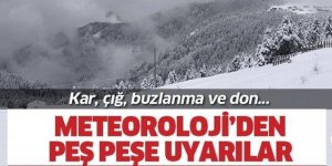 Erzurum’da yapılan çığ uyarısı sonrası yüksek kesimlerde tipi etkili oluyor