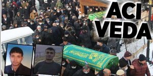 Erzurum'da çığ altında kalarak can verenlere acı veda