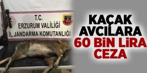 Kaçak avcılar jandarmadan kaçamadı
