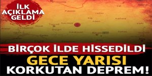 Bingöl'de gece yarısı korkutan deprem!