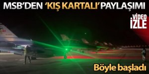 MSB'den “Kış Kartalı Harekatı” paylaşımı