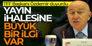 Nihat Özdemir: 'Yayın ihalesine büyük bir ilgi var'