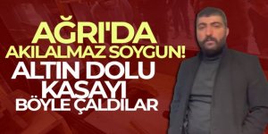 Ağrı'da akılalmaz soygun! Dere yatağından girip altın dolu kasayı çaldılar