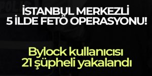 5 ilde FETÖ operasyonu: