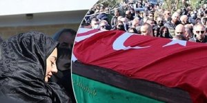 Eşi Özge Falyalı kendisi örttü