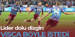 Lider Trabzonspor dolu dizgin