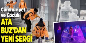 Buz soba ziyaretçilerini ısıtıyor