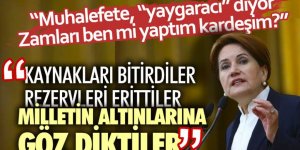 Akşener'den yastık altı altın düzenlemesi tepkisi