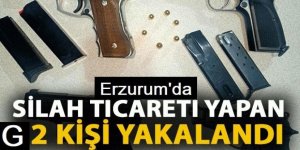 Erzurum’da kaçak silah ticareti operasyonu: 2 gözaltı