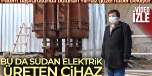 Merakı, sudan elektrik üreten cihaz yaptırdı