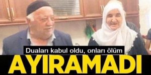 Duaları kabul oldu, onları ölüm de ayıramadı