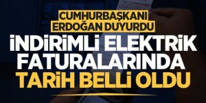 Cumhurbaşkanı Erdoğan açıkladı! Elektrikte indirimli tarife 1 Mart'ta
