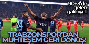 Trabzonspor'dan muhteşem geri dönüş!