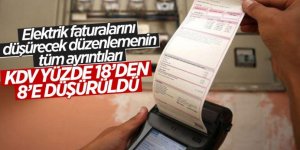Mesken ve tarımsal sulamada elektrik KDV'si düşürüldü