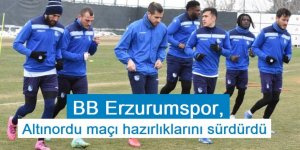 Altınordu maçı hazırlıklarını sürdürdü