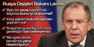 Rusya Dışişleri Bakanı Lavrov: 'Krize çözüm bulunacak'
