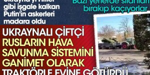 Rus askerleri bıraktı, Ukraynalı çiftçi traktörüyle çekti! 25 milyon dolarlık Tor-M2 füzesi olay oldu