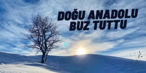 Doğu Anadolu’da kar durdu, soğuk hava etkisini artırdı