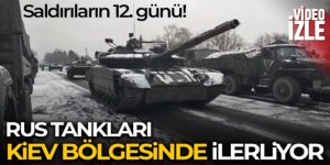 Rus tankları Kiev bölgesinde ilerliyor