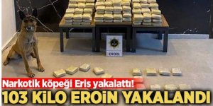 Erzurum polisinden kaçamadılar:  103 kilo 550 gram eroin yakalandı