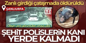 Şanlıurfa'da 2 polisi şehit eden zanlı etkisiz hale getirildi