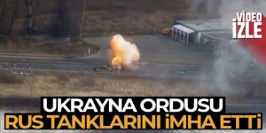 Ukrayna ordusu Rus tanklarını imha etti