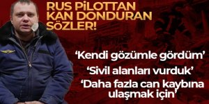 Düşürülen Rus savaş uçağının pilotu: "Sivil alanları vurduk"