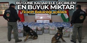 Ele geçirildi: Tam 1 ton 18 kilogram